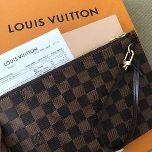 Authentic Louis Vuitton Neverfull wristlist